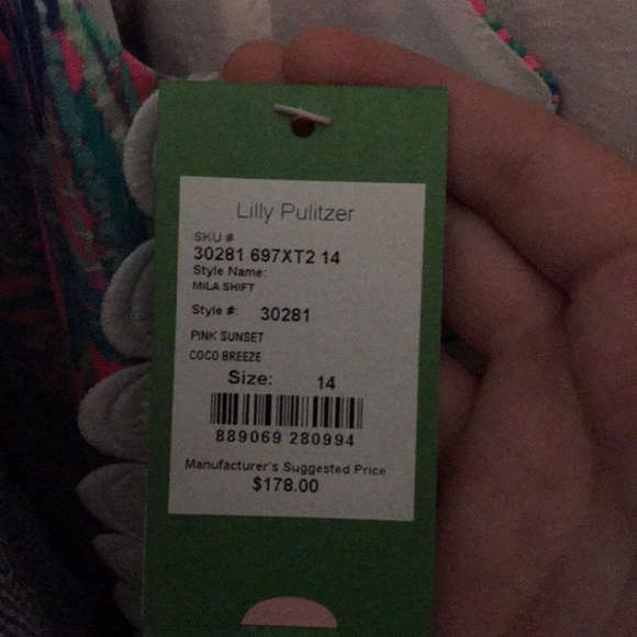 Lilly Pulitzer Mila Shift 14 NWT - Picture 3 of 8